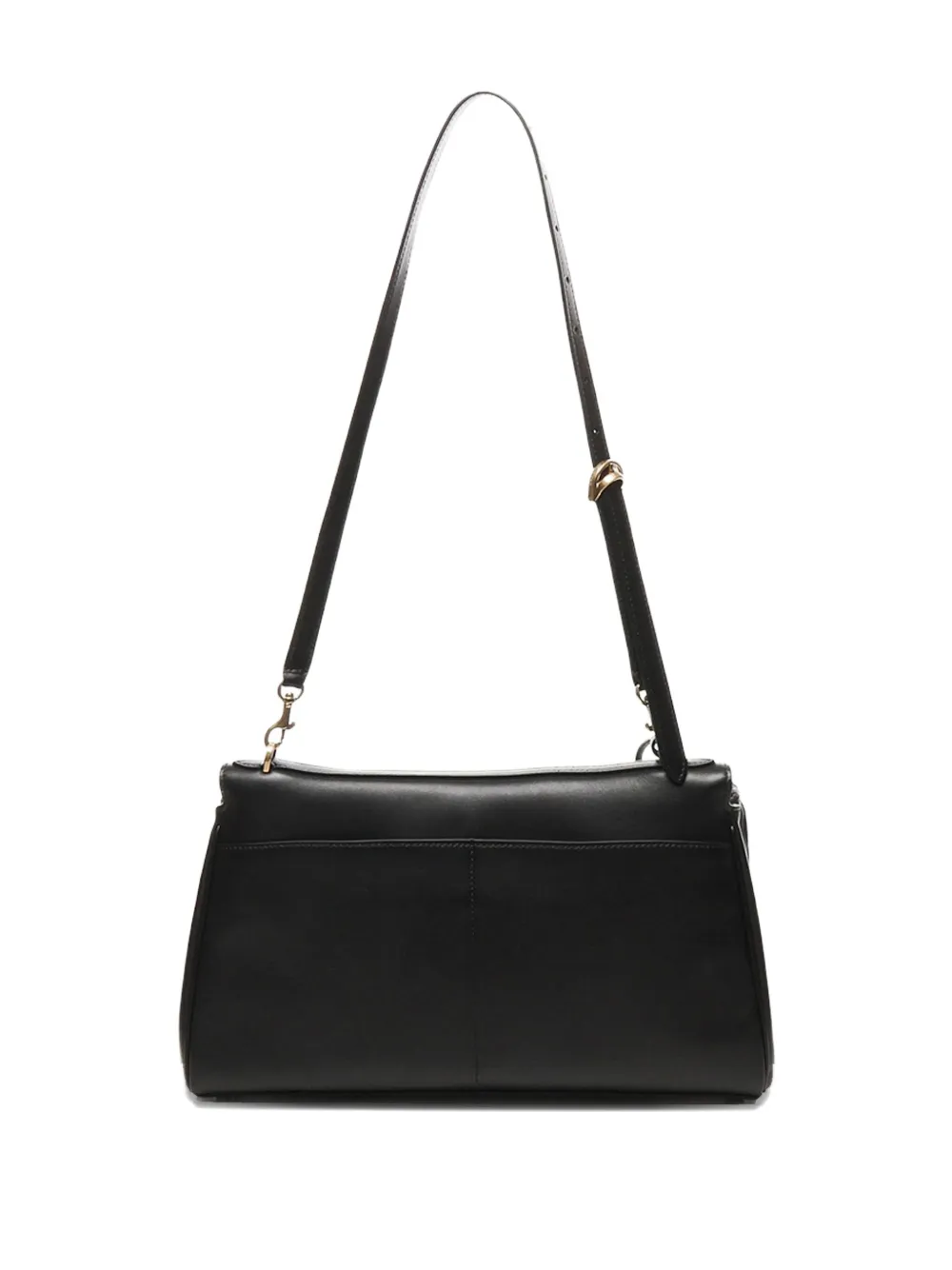 Balenciaga Rodeo kalfsleren schoudertas met draaislot Zwart