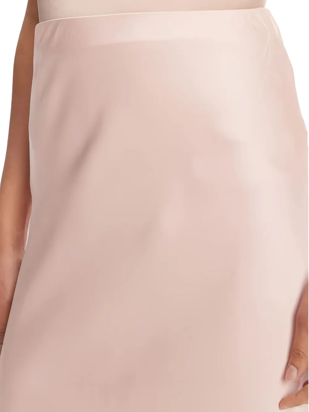 Vicolo Bias-cut Slip Maxi Skirt In Pink