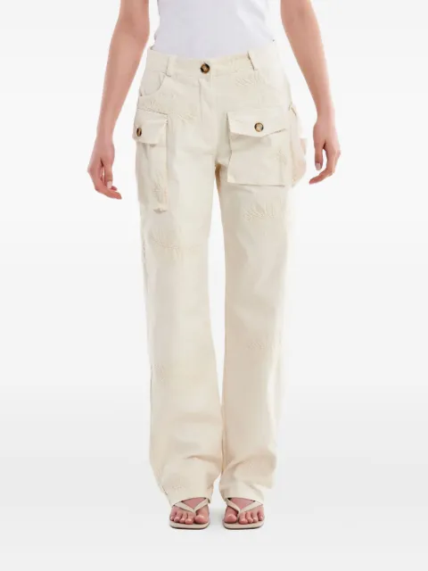 VICOLO embroidered trousers