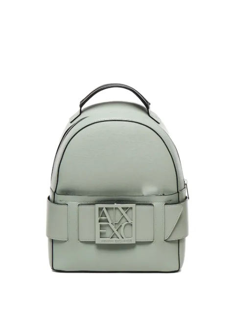 Armani Exchange Mochila com logo na fivela