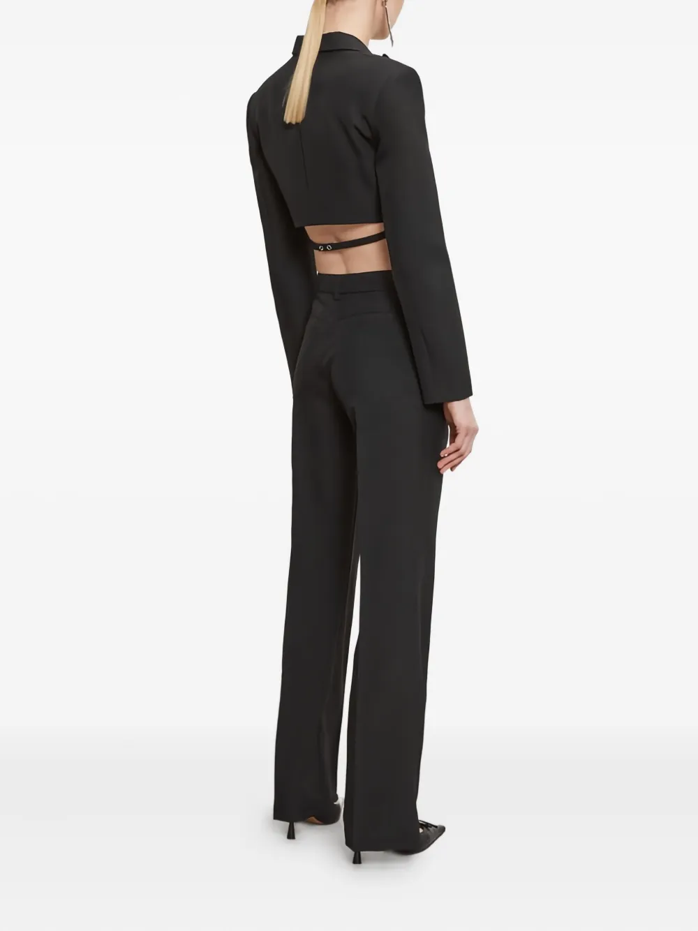 Ottod'Ame pleated side-pocket trousers - Zwart