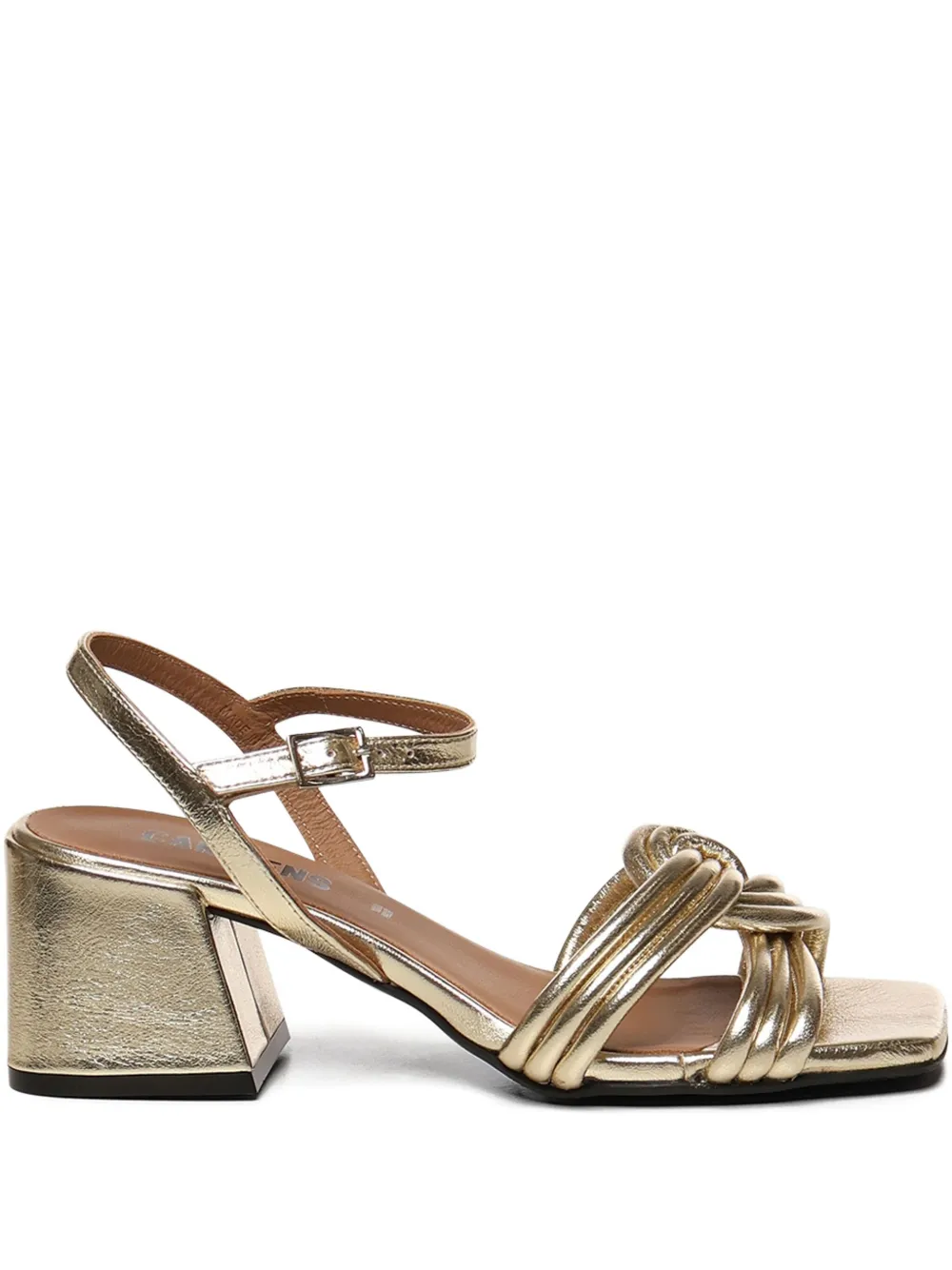 Carmens 50mm knotted square-toe sandals Neri e Grigi