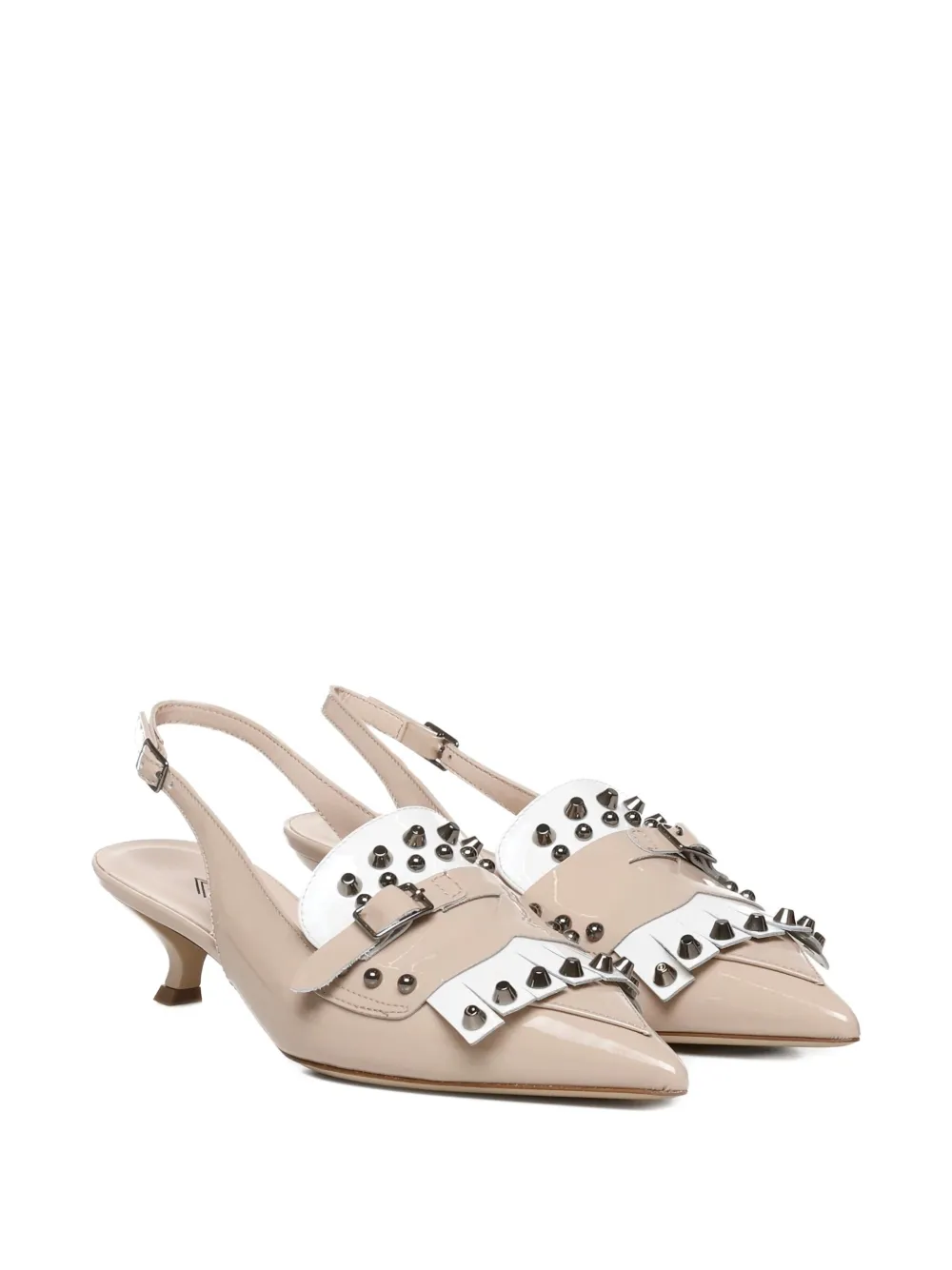ALCHIMIA slingback stud-embellishmed pumps Neutrals