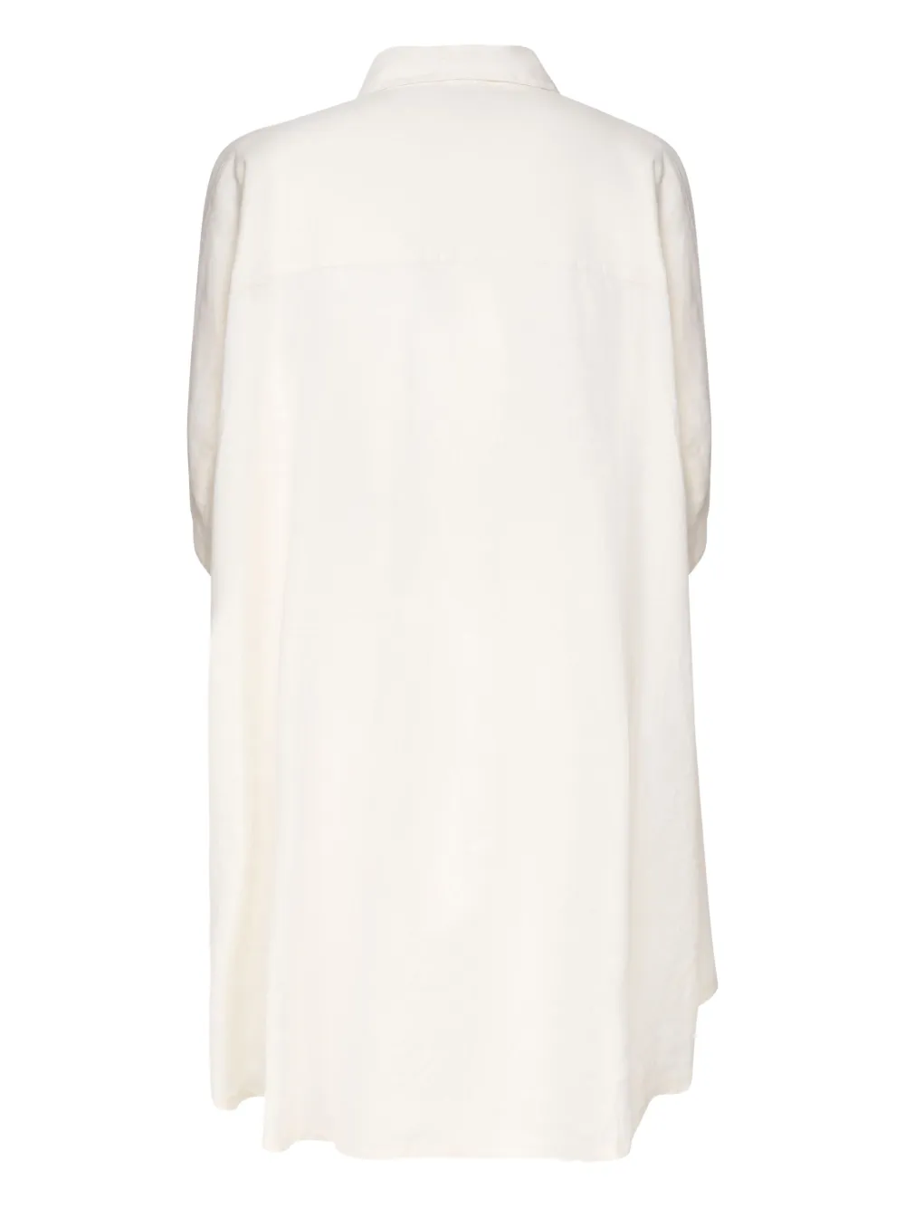 Ottod'Ame asymmetric shirt dress Wit
