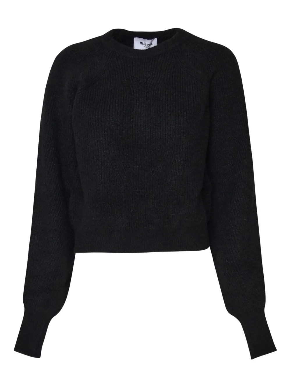 MARIUCCIA MILANO ribbed crew-neck sweater | Black | Image 1