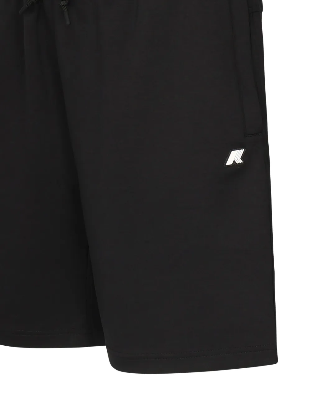 K-Way Shorts met trekkoordtaille Zwart