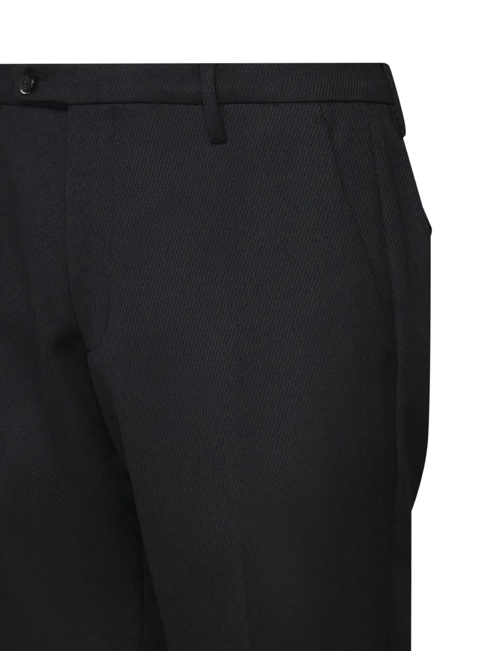 michael coal Katoenen broek met rits Zwart