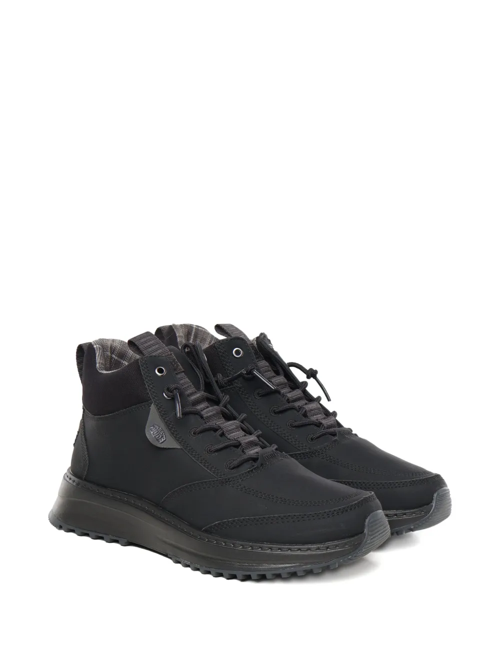 Hey Dude lace-up rubber sole sneakers | Hi-Tops | Image 2