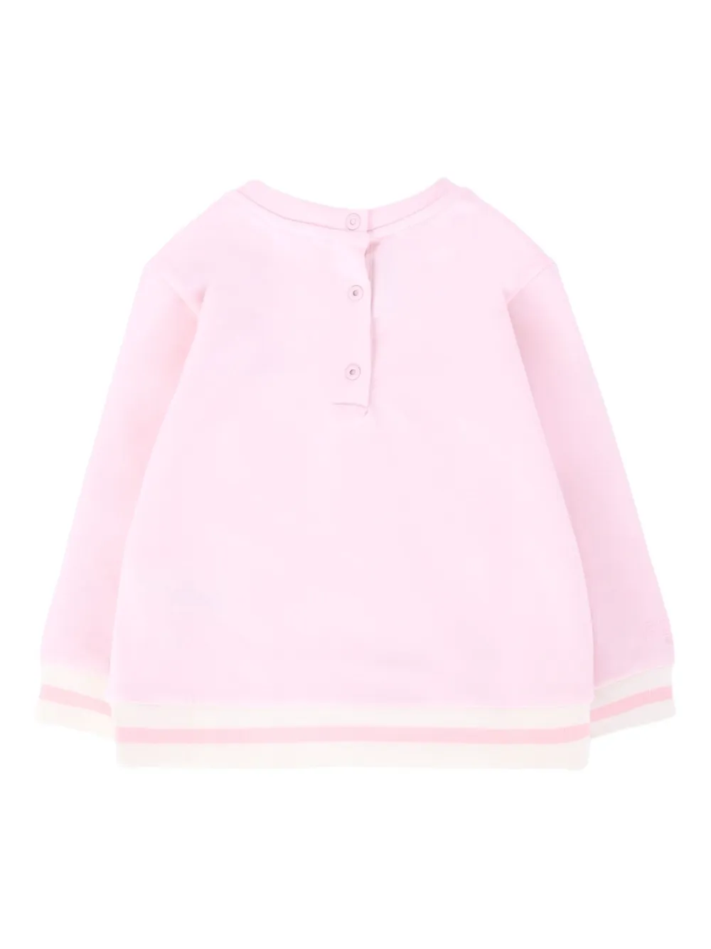 Fendi Kids bear-pocket ribbed-trim sweatshirt | Hoods & Sweatshirts | Image 2