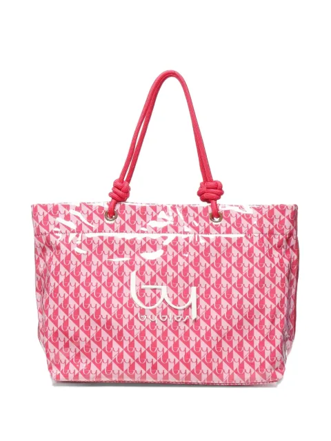 byblos logo-print rope-handle tote bag