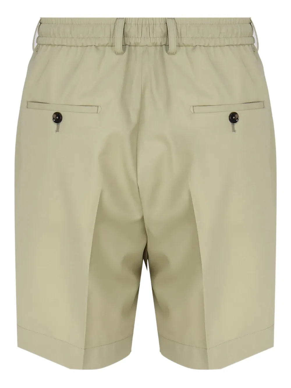 BE ABLE Geplooide chino shorts Groen