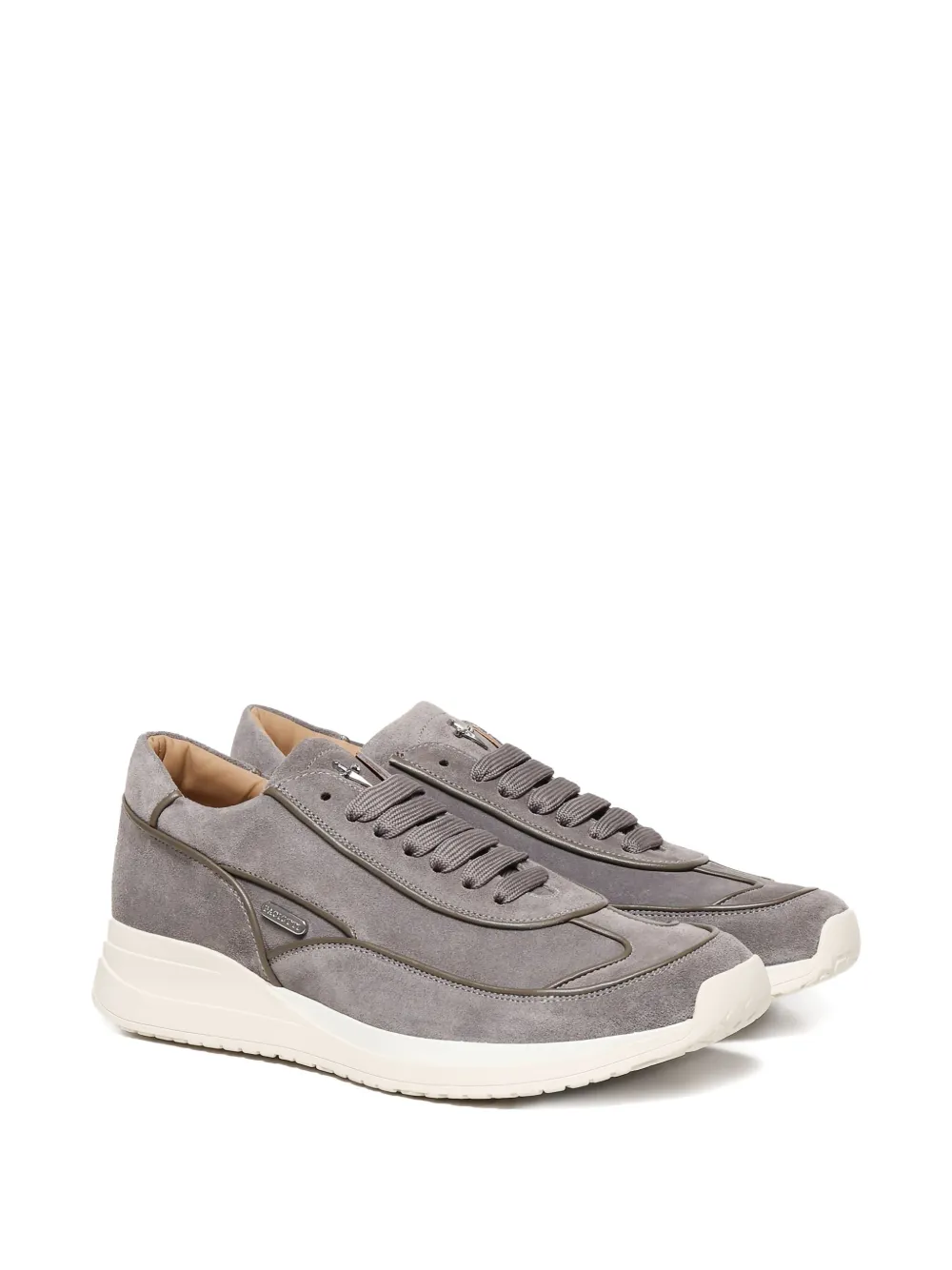 Cesare Paciotti logo suede sneakers | Low-Tops | Image 2