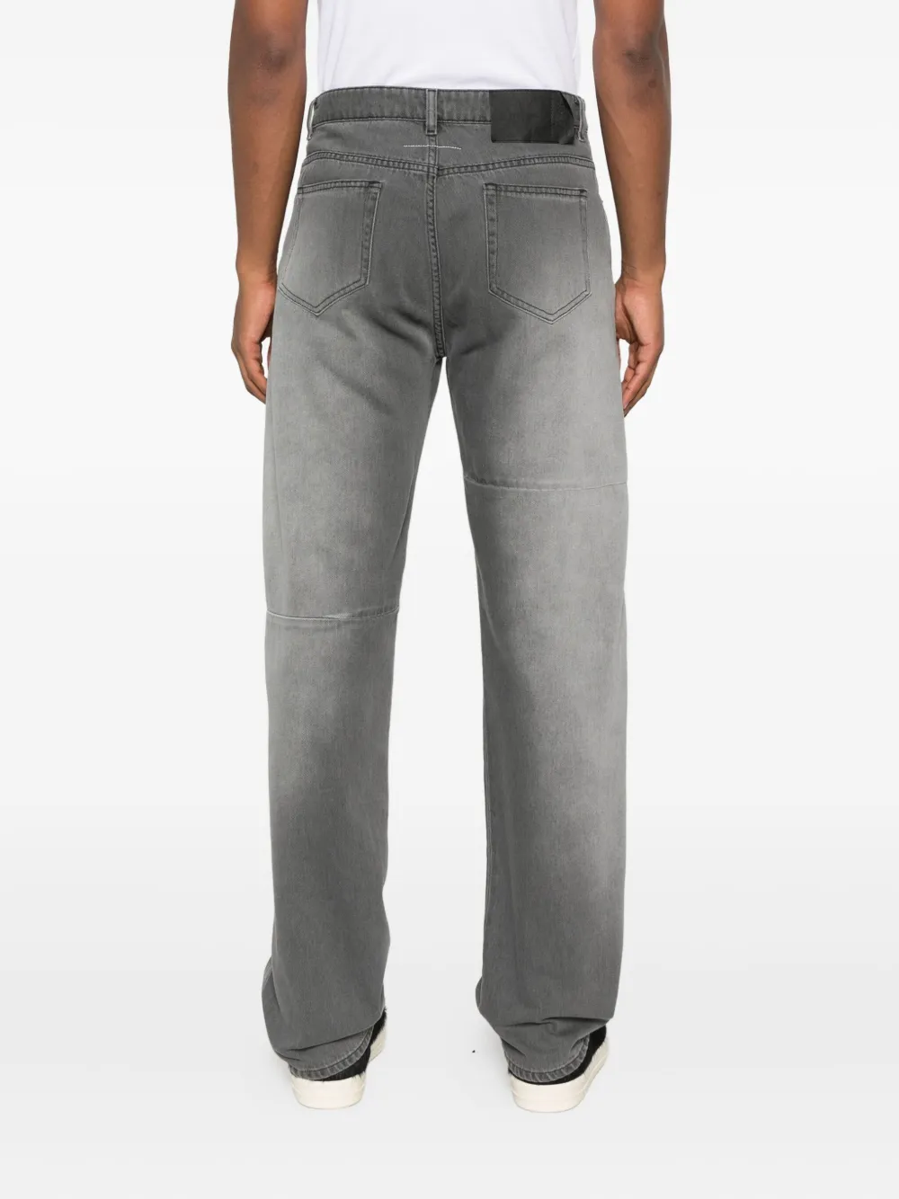 MM6 Maison Margiela distressed-frayed jeans Grijs