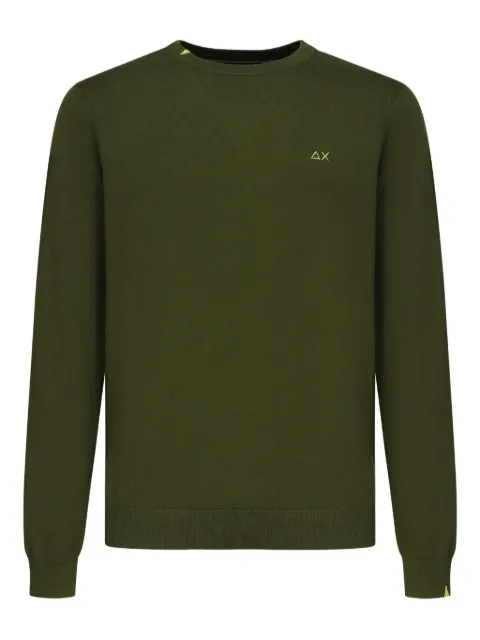 Sun68 embroidered-logo sweater