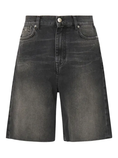 John Richmond logo-patch five-pocket shorts