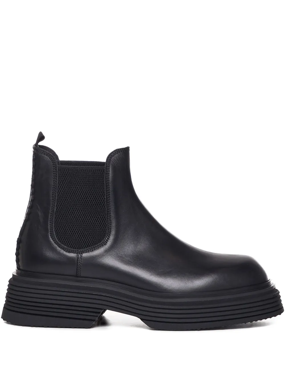 The Antipode elastic-panel platform chelsea boots Black