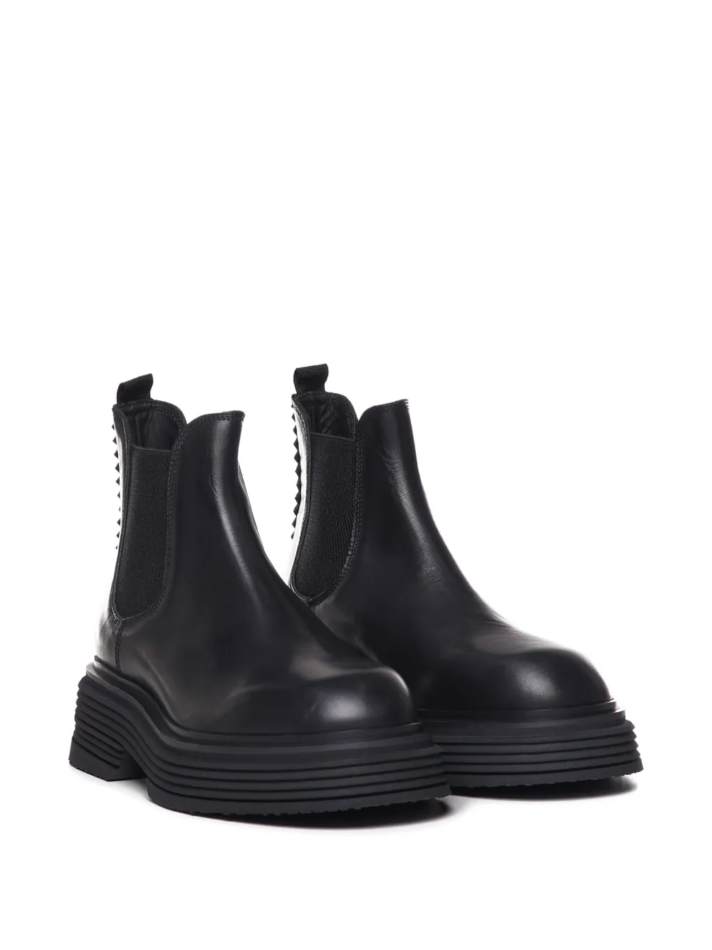 The Antipode elastic-panel platform chelsea boots Black