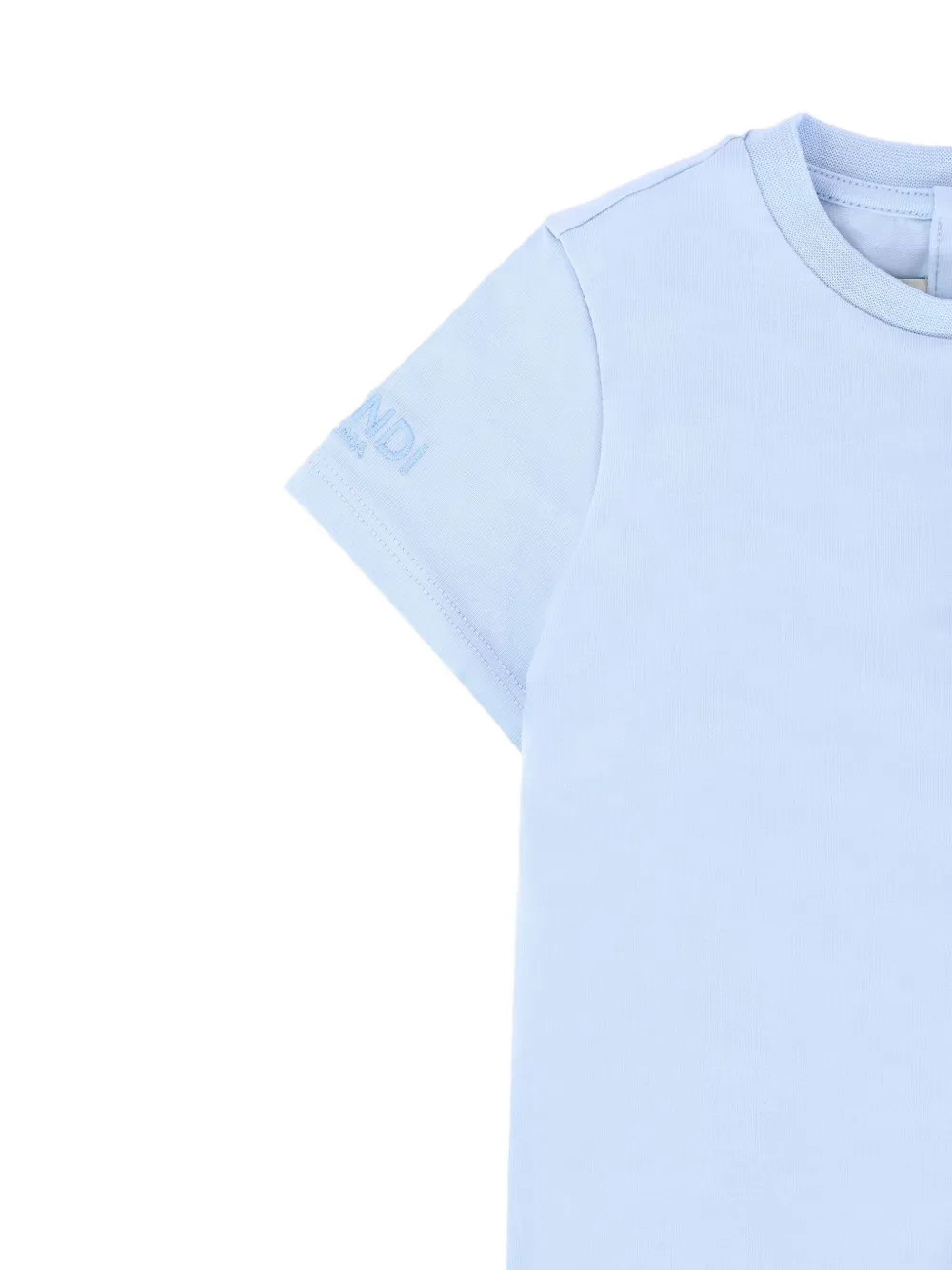Fendi Kids T-shirt met beerzak Blauw