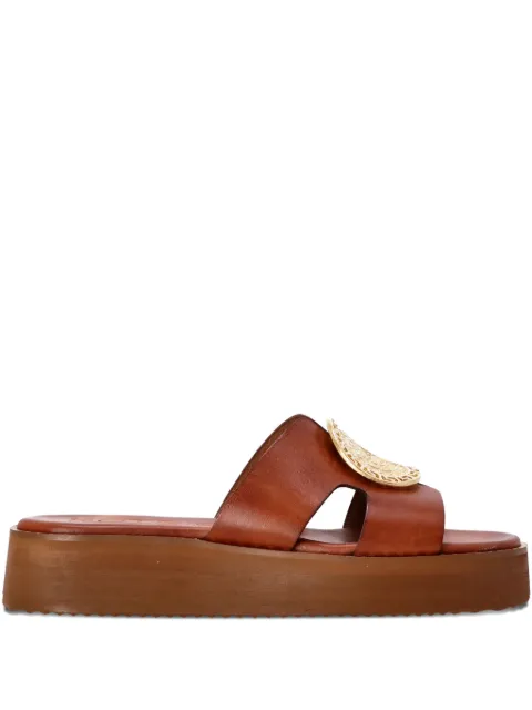 Kotris Sandals leather platform sandals