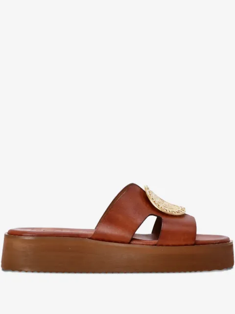 Kotris Sandals leather platform sandals