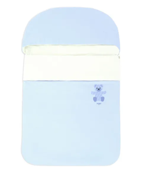 Fendi Kids teddy-motif sleep bag