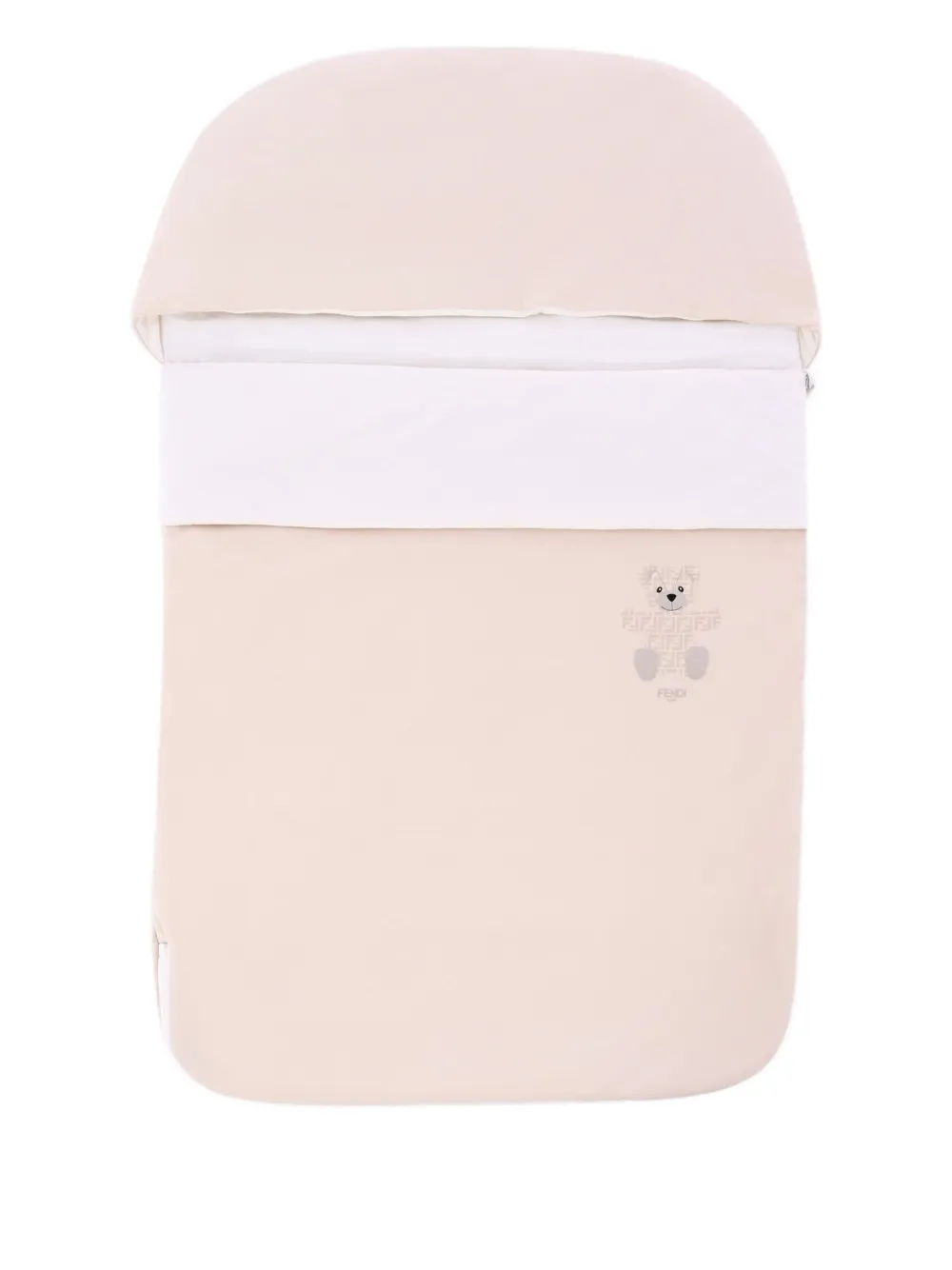Fendi Kids teddy-motif sleep bag - Rosa