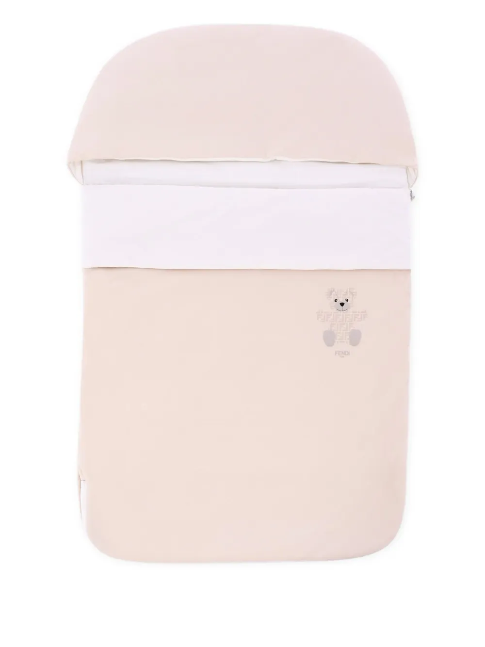 Fendi Kids Slaapzak met teddybeerpatroon Roze