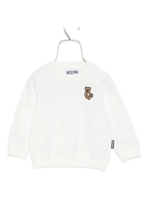 Moschino Kids teddy-embroidered sweatshirt