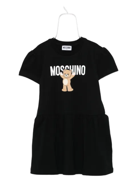 Moschino Kids teddy-print mini dress