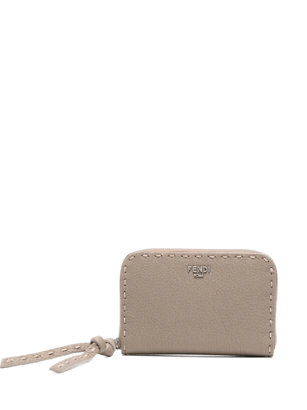 FENDI Leren portemonnee Bruin
