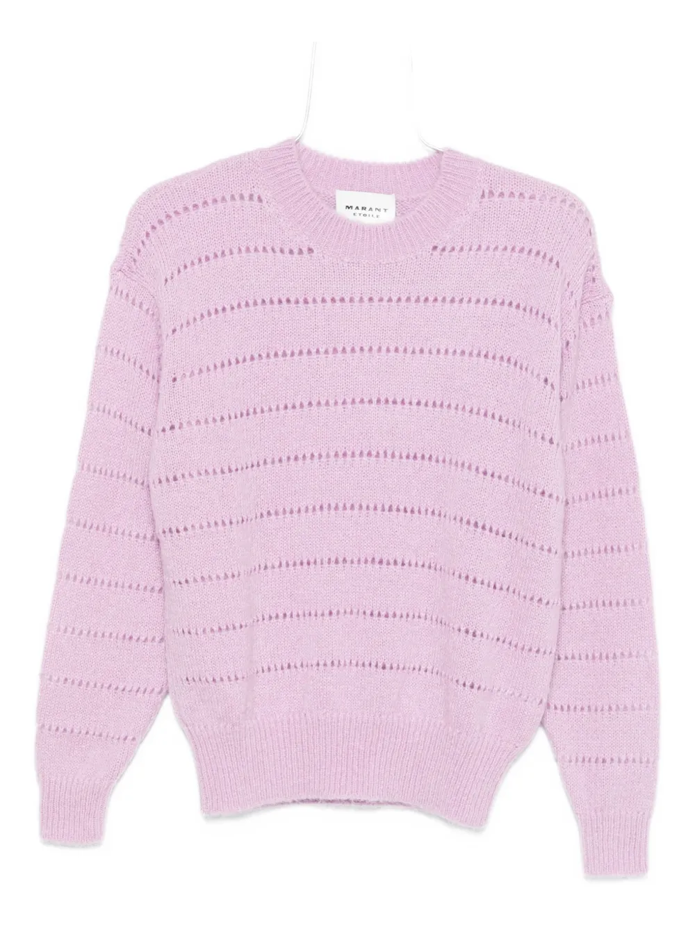 Isabel Marant Étoile Striped Perforated-detail Sweater