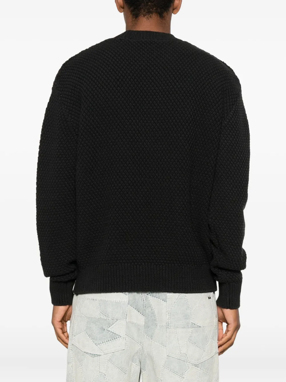 Axel Arigato knitted logo sweater Zwart