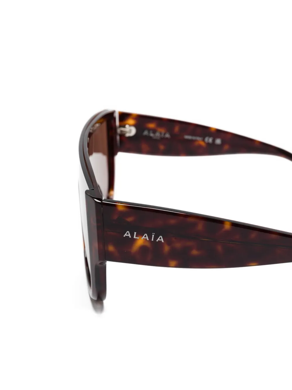 Alaia Eyewear Azzedine zonnebril Bruin