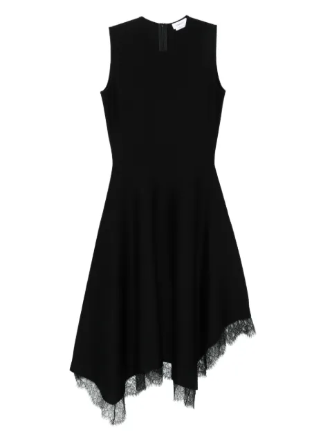 Alexander McQueen lace-trimmed sleeveless dress
