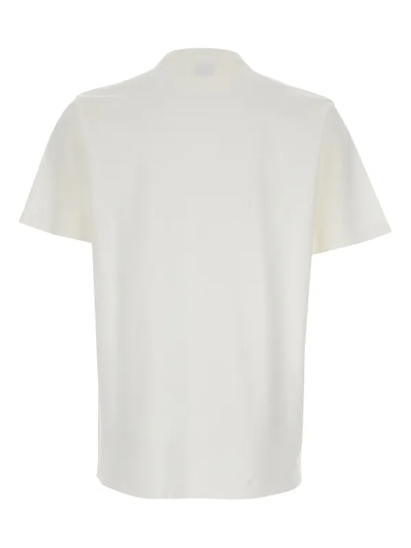 【送料&関税込】C.P. Company White T-shirt With Logo Printed C.P. Company logo-print T-shirt | White | FARFETCH