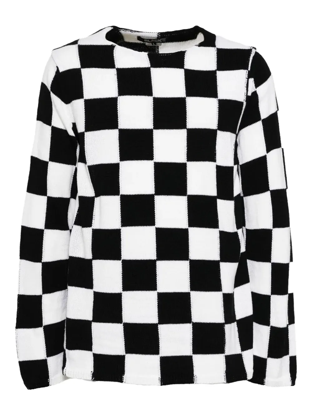 Comme Des Garçons Comme Des Garçons Damier sweater Zwart