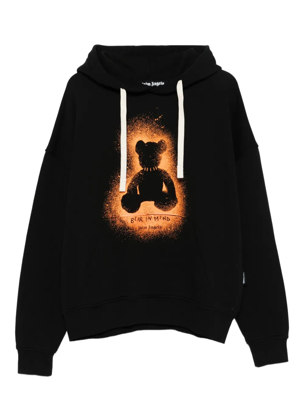 Palm Angels spray-effect hoodie Zwart