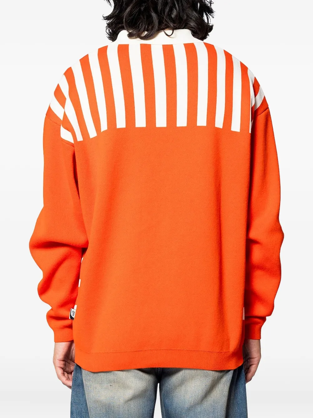 PUMA Trui met polokraag en grafische print Rood