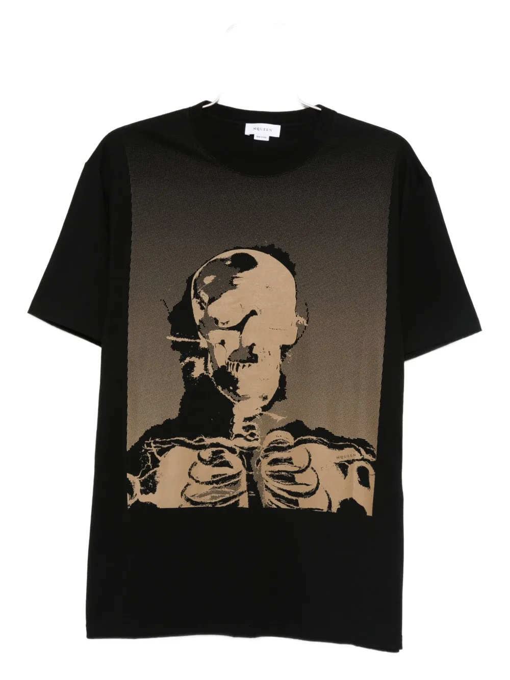 Alexander McQueen skeleton-print cotton T-shirt - ブラック Alexander McQueen skeleton-print cotton T-shirt - ブラック