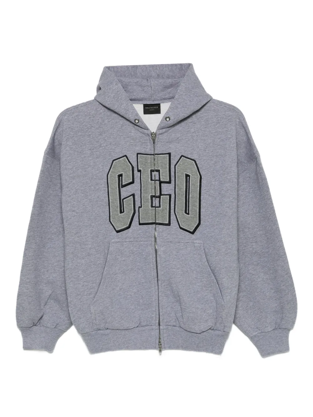 Balenciaga CEO hoodie met rits Grijs