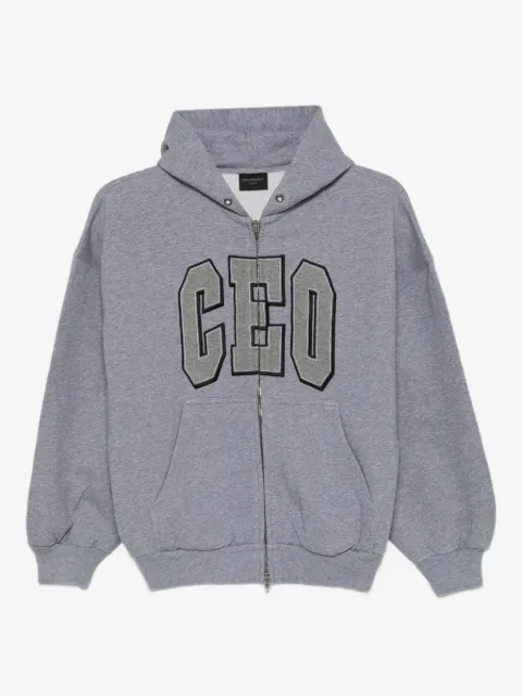 Balenciaga CEO zip-up hoodie
