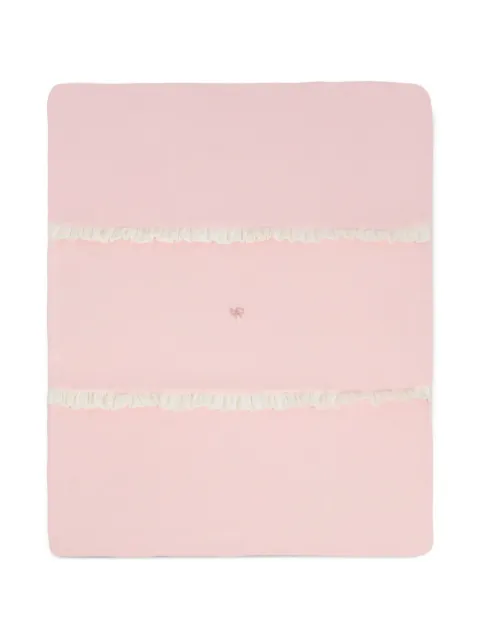 La Stupenderia ruffled cotton blanket