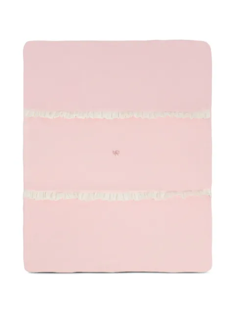 La Stupenderia ruffled cotton blanket