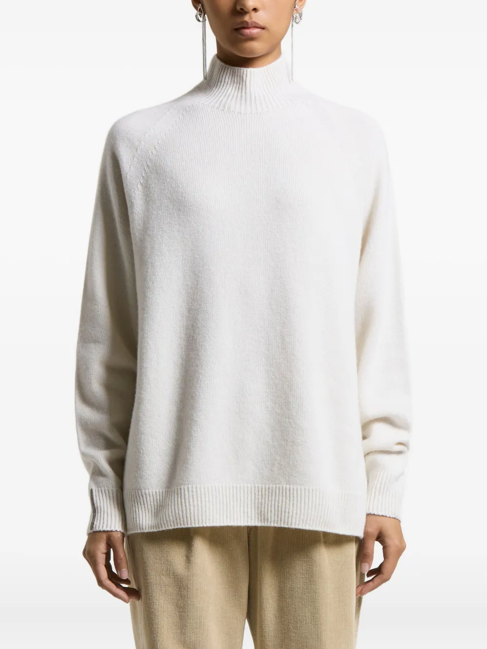 Peserico high-neck raglan-sleeve sweater | Image 1