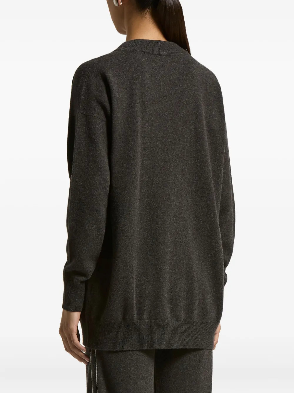 Peserico Vest met zakdetail en lange mouwen Bruin