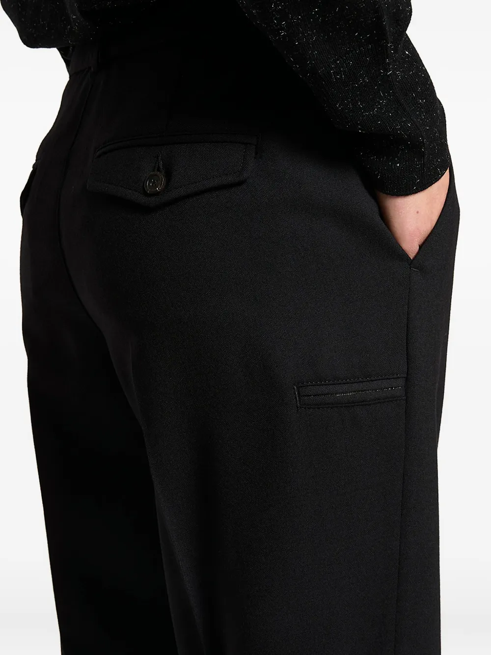 Peserico Plooibroek Zwart