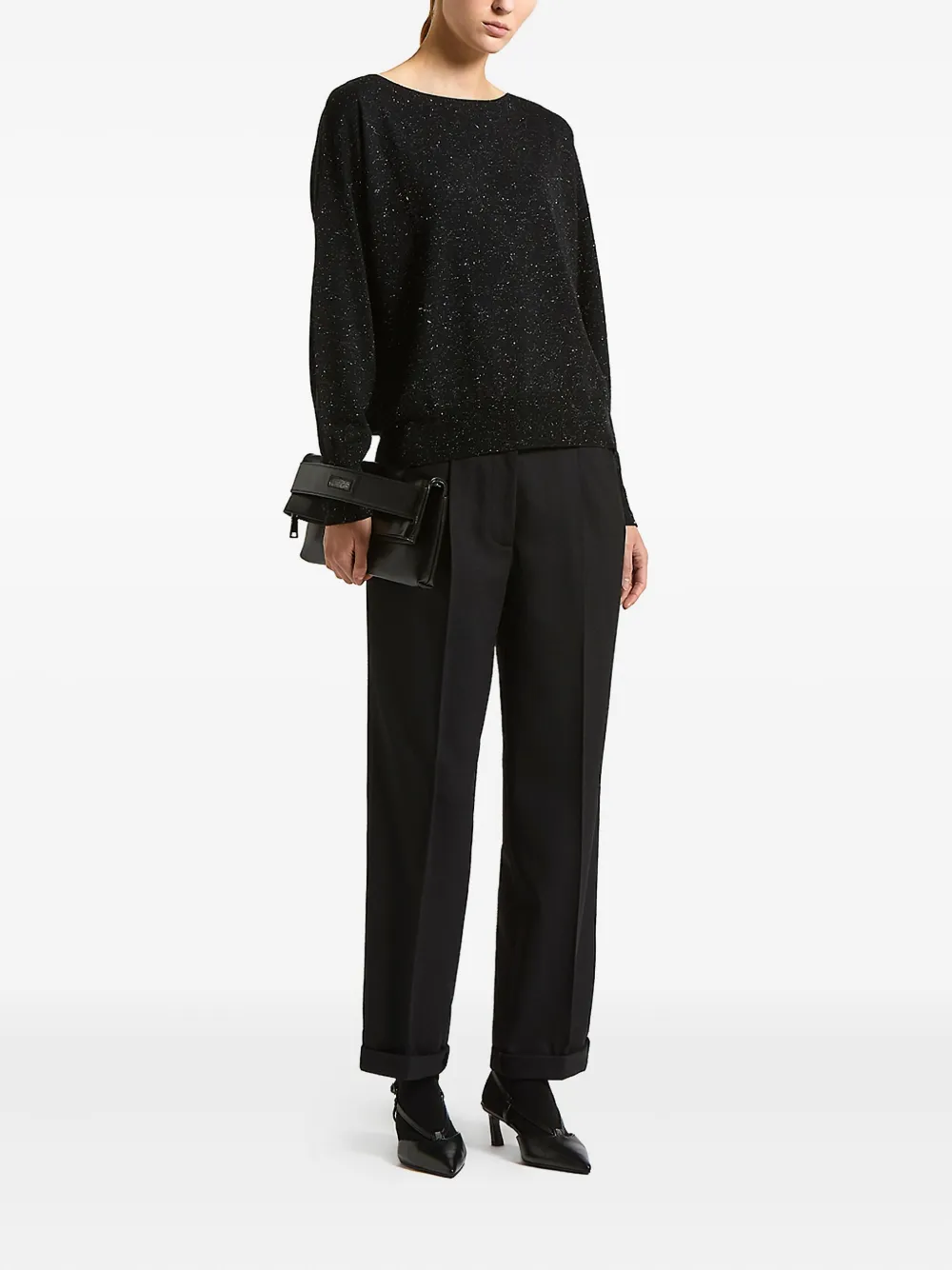 Peserico Plooibroek - Zwart