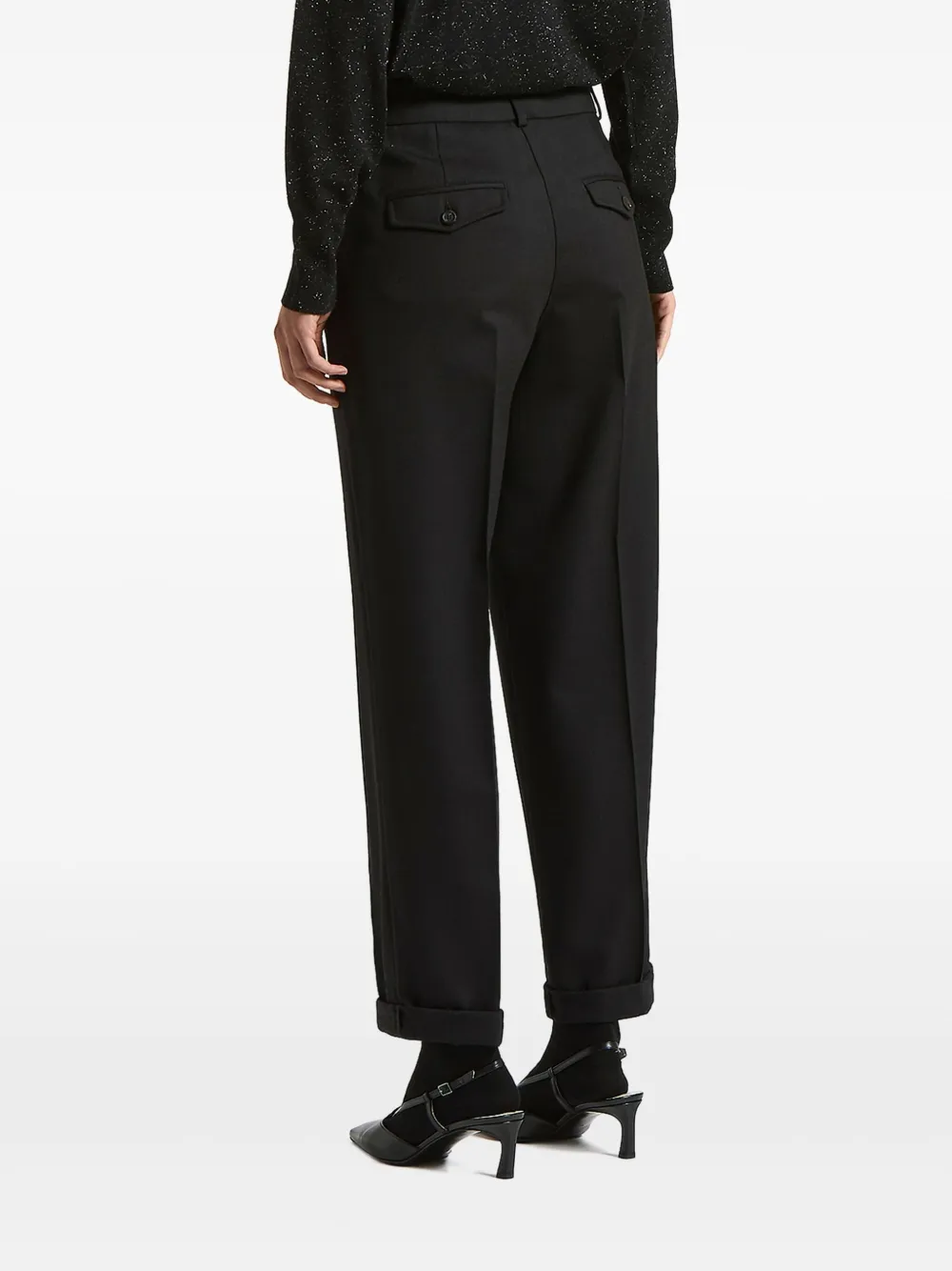 Peserico Plooibroek Zwart