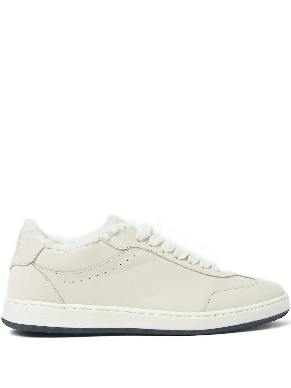 Peserico Sneakers met lammy afwerking Beige