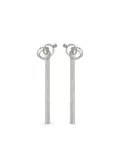Peserico crystal-embellished chain earrings - Silver